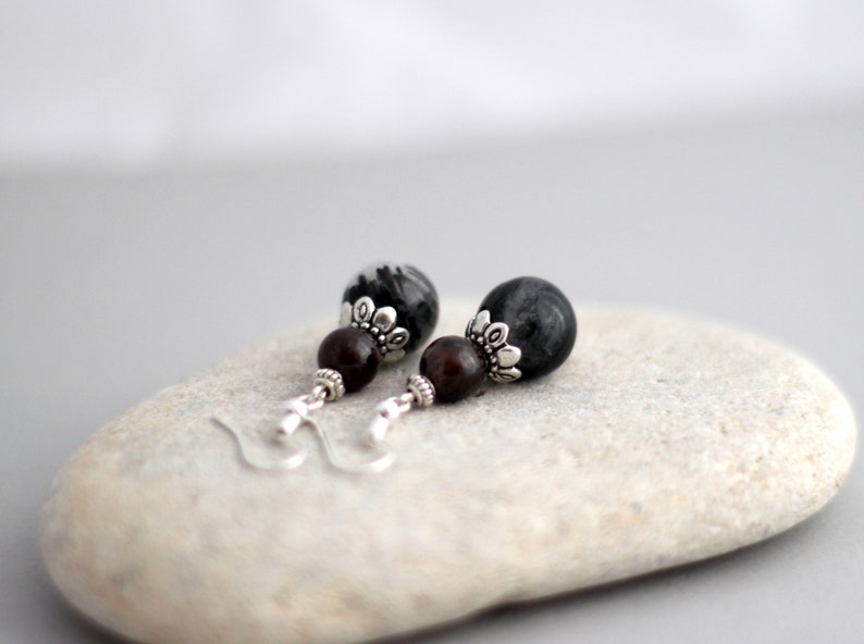 Dangle earrings and rutilated quartz Healing energy Etsy