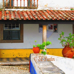 Obidos porch, Portugal