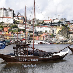Traditional Boat on the Douro River