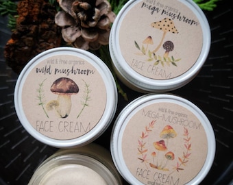Mega Mushroom Face Cream Moisturizer 2 oz
