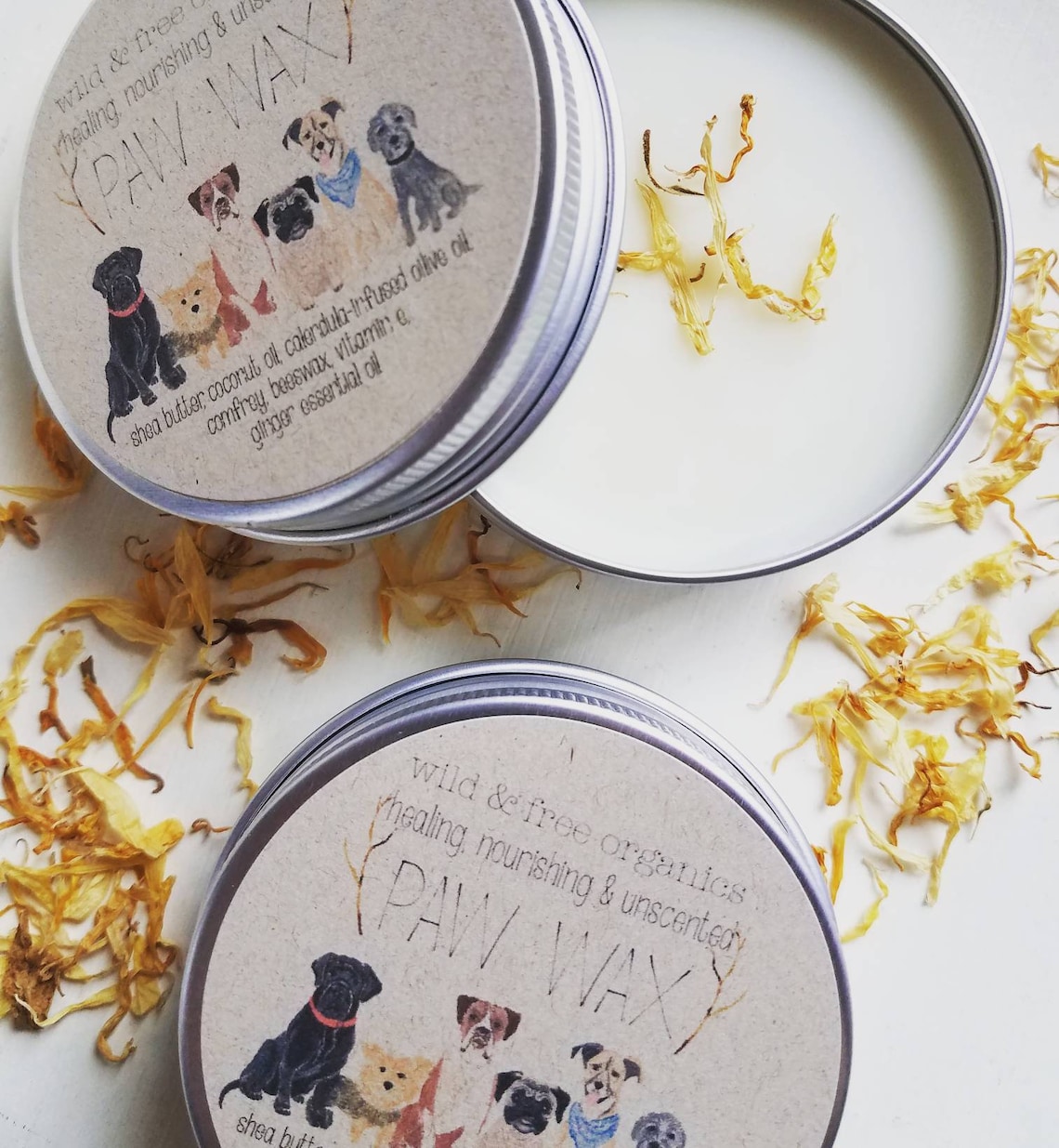 PAW WAX for Dogs and Pups 2 oz Healing Soothing Self Care for Etsy