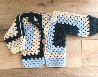 Crochet toddler cardigan