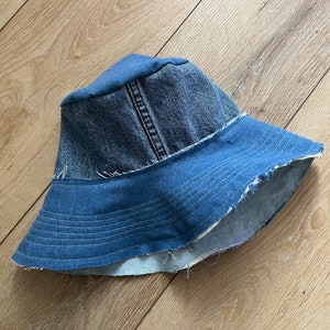 Denim bucket hat
