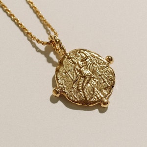 金貨ネックレス、マザーオリジンのお守り、重ね付けネックレス、メダリオン、パメラカード、ギリシャのジュエリー、コイン、古代のジュエリー、お守りペンダント
