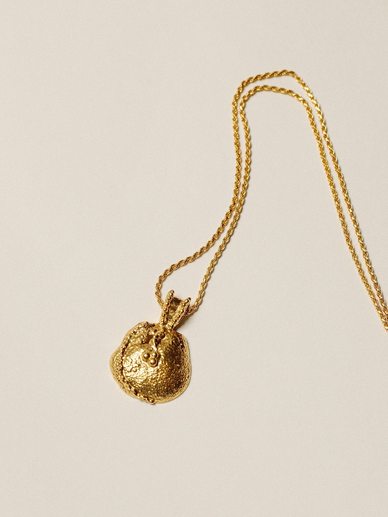 24K Gold Plated Necklace Pamela Card Gold Coin Necklace Anniversary Gift The Gilded Chancel Necklace Roman Coin Necklace Gifts For Her