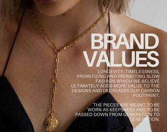 The Medina Necklace, 24K Gold Plated, Ancient Coin Necklace, Pamela Card,  Roman Jewelry, Medallion, Layering Jewelry, Birthday Necklace