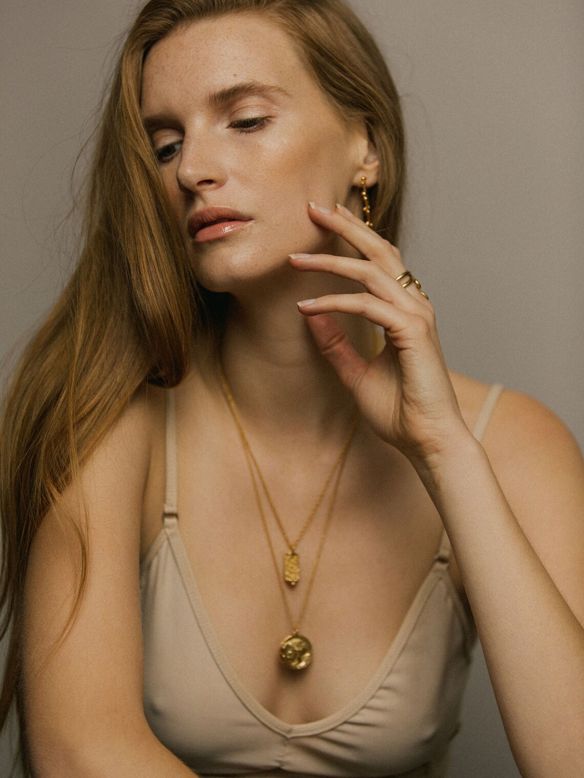 Gold Coin Necklace 24K Gold Plated Necklace Syracuse Etsy