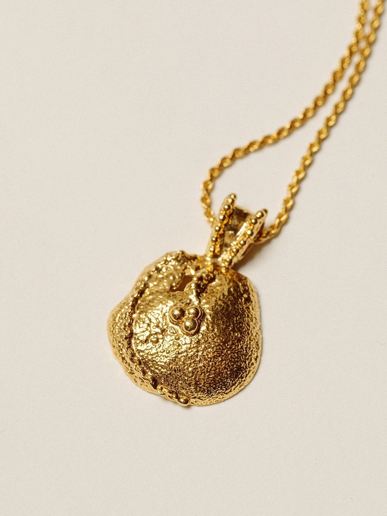 24K Gold Plated Necklace Pamela Card Gold Coin Necklace Anniversary Gift The Gilded Chancel Necklace Roman Coin Necklace Gifts For Her