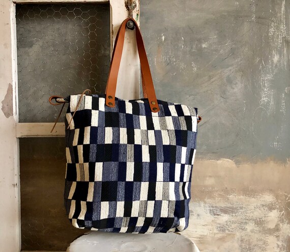 handbags made from upholstery fabric