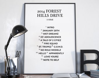 J Cole Lyric Poster Etsy