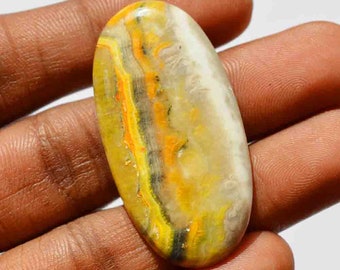 Gorgeous 100/% Natural Bumble Bee AAA Quality Loose Cabochon Gemstone Oval Shape Making For Jewelry 48.20 c.t 42x26x5 mm