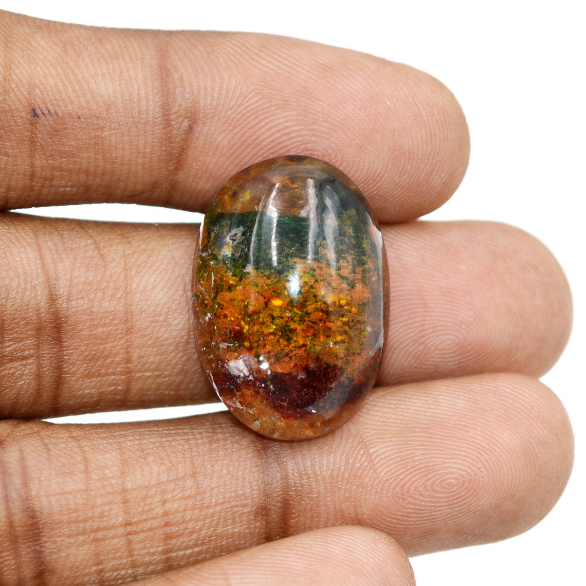 28 Carats Natural Lodolite Quartz Gemstone Crystal Quartz Etsy