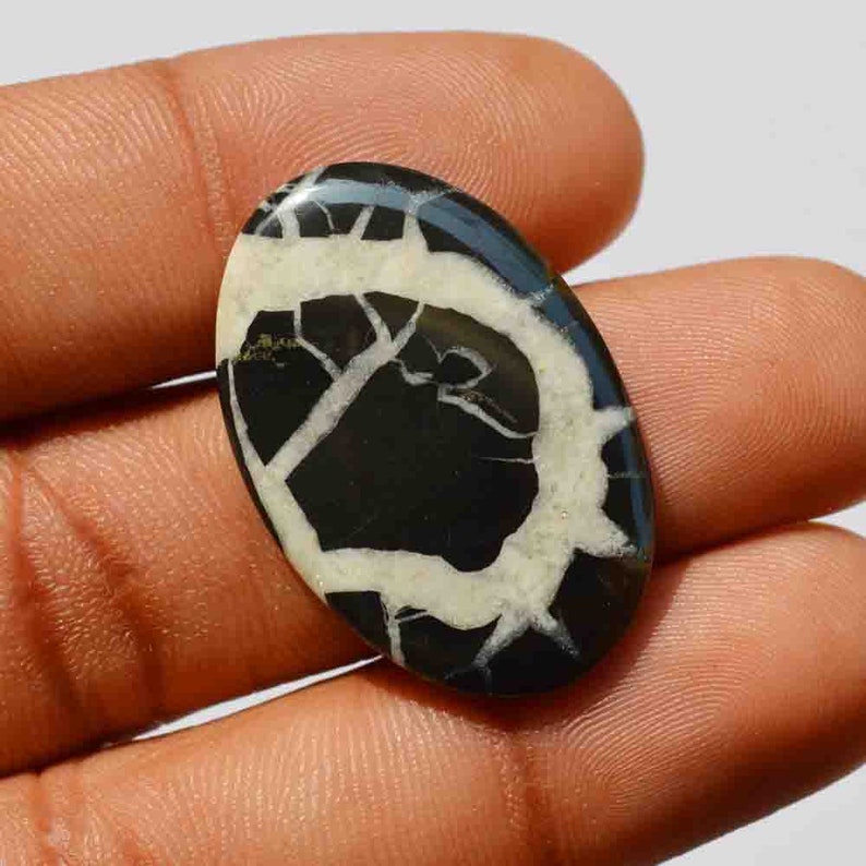 Oval Shape Wholesale Supplies Jewelry Making Septarian Cabochon 27.5 Carat Good Quality G21528 Natural Septarian Gemstone
