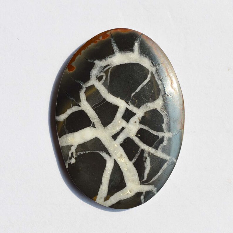 Wholesale Supplies Jewelry Making 42 Carat AAA Quality Septarian Cabochon Oval Shape Natural Septarian Gemstone G11962