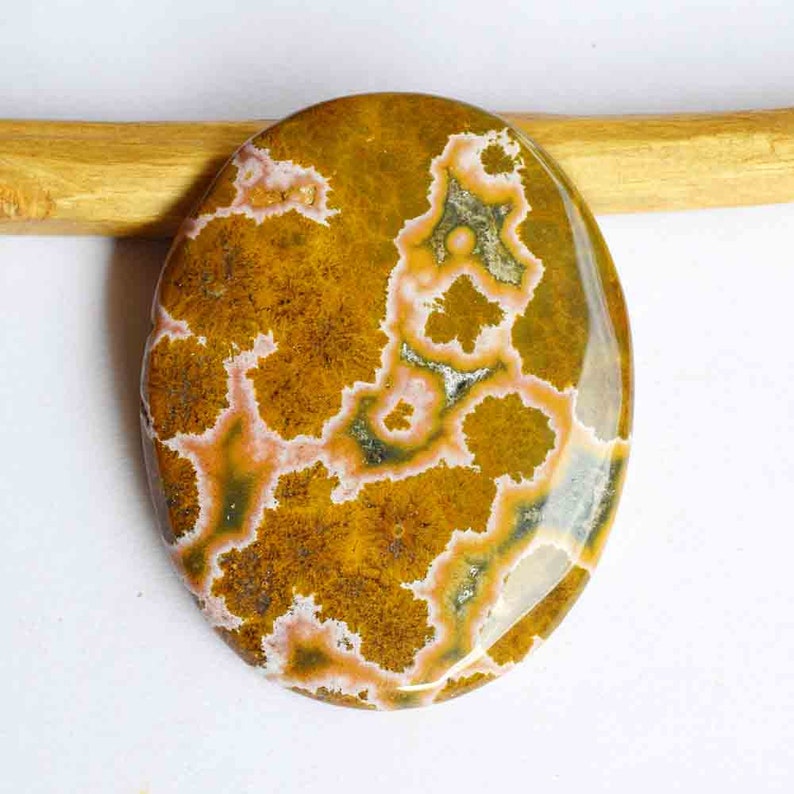 Ocean Jasper Gemstone Cabochon Oval Shape Loose Cabochon Mineral Healing Crystal Natural Gemstone jewelry Gemstone Gemstone Pendant G27129