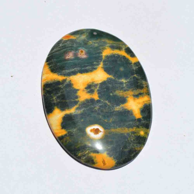 53x38x5 MM Jewellery Accessories G27075 Jewelry Gemstone 81.5 Carat Natural Ocean Jasper Gemstone Cabochon Loose Gemstone