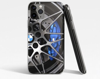 Housse BMW M Wheel DesignPour les fans de voitures, Housse pour Apple iPhone, Samsung Galaxy, Google Pixel et modèles Huawei