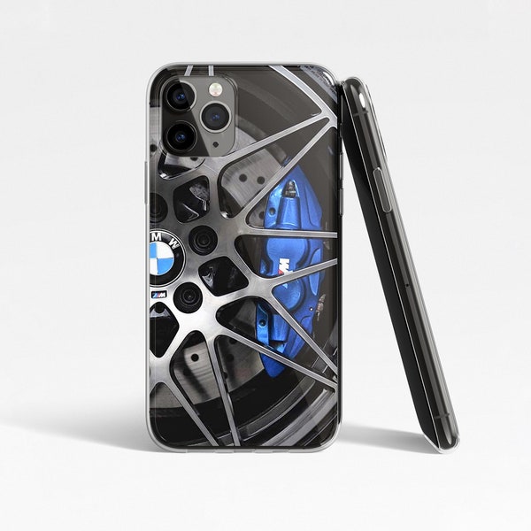 Funda con diseño de rueda BMW M para fanáticos de los automóviles Funda para teléfono para los modelos Apple iPhone, Samsung Galaxy, Google Pixel y Huawei