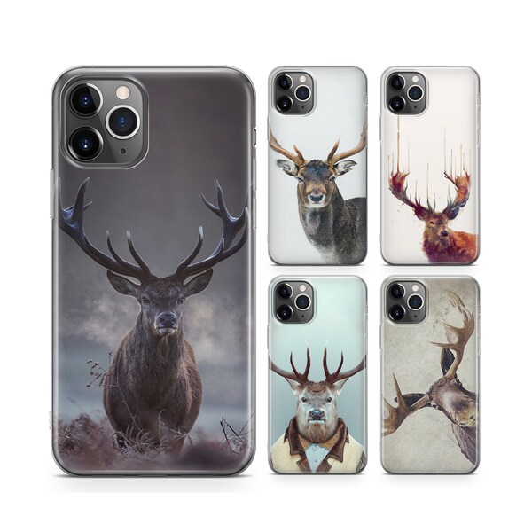 DEER HIPSTER ANIMAL Designs Funda compatible con los modelos Apple iPhone Samsung Galaxy y Huawei