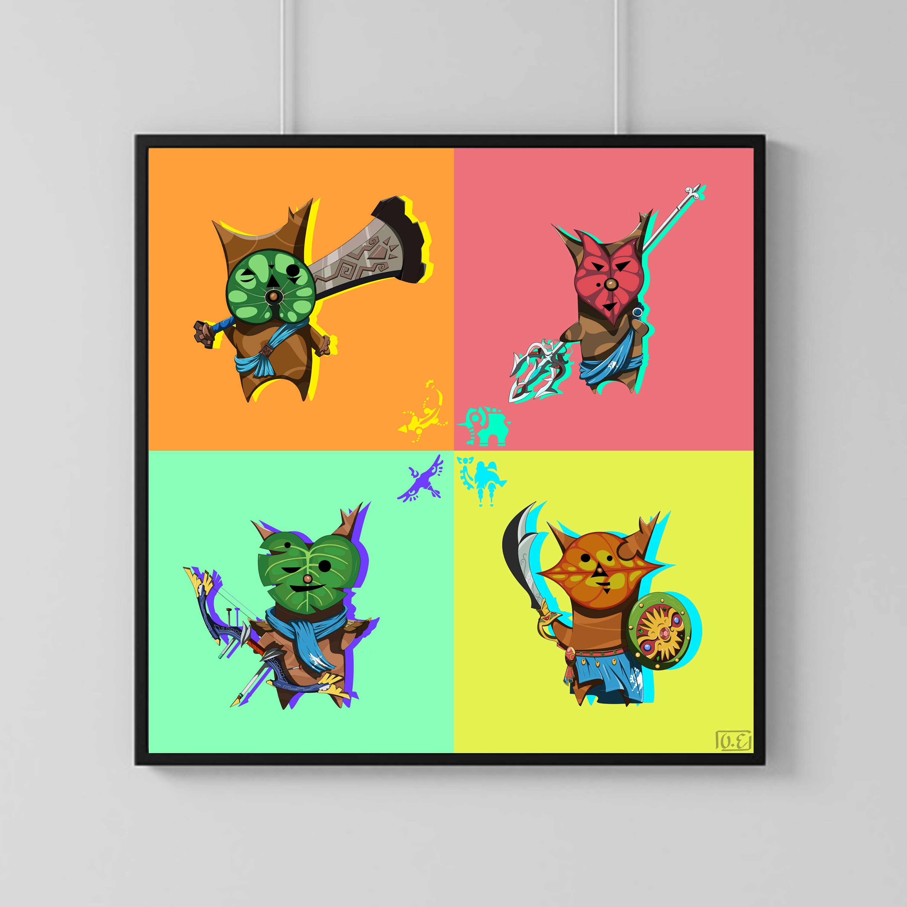 Korok Champions Art Print - Legend of Zelda - Etsy