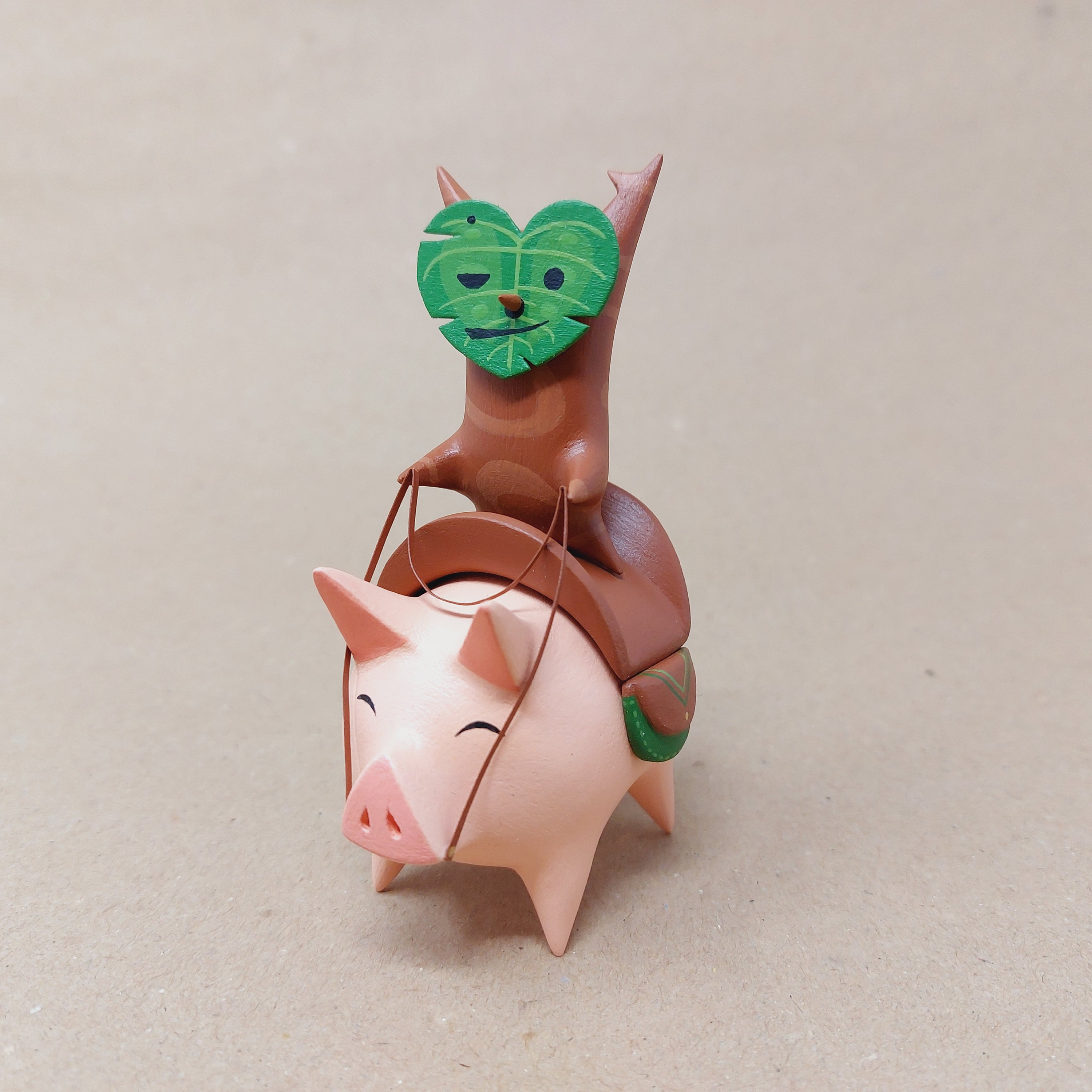 豚とコログ - 風のタクト - Etsy 日本