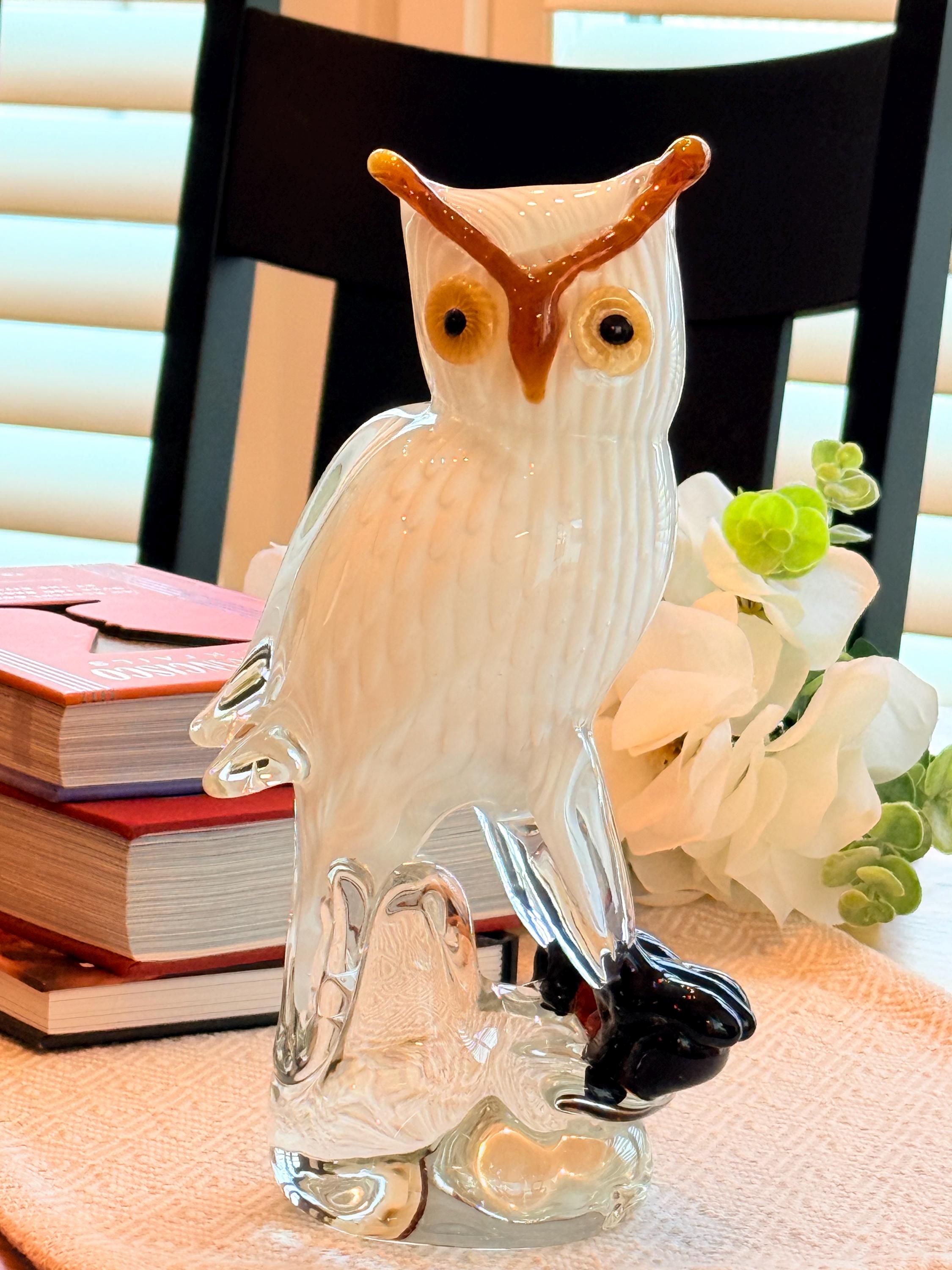 Dale Tiffany Majestic Owl Art Glass Figurine