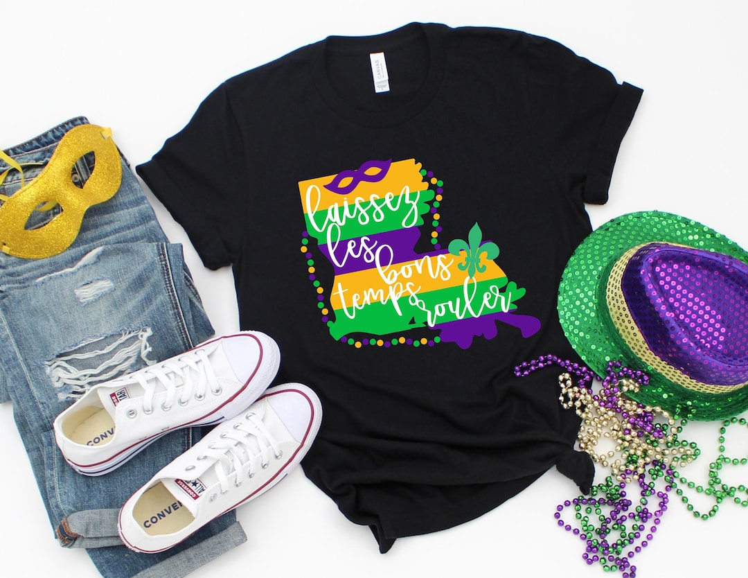 louisiana mardi gras shirt