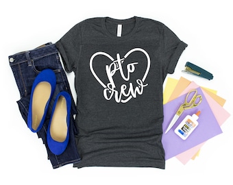 PTO Crew T-Shirt: Minimalist Teacher Appreciation Tee