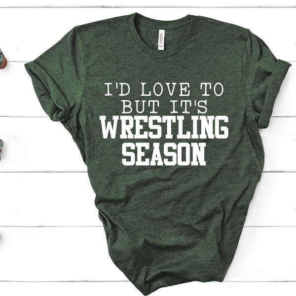 Wrestling Season Mom Shirt: Soft Cotton Sports Tee
