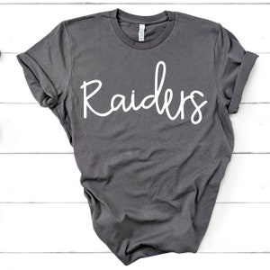 Team Spirit Shirt Raiders Team Mom Wife Parent Gift Short sleeve