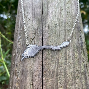Sterling Silver Witch Broom Necklace