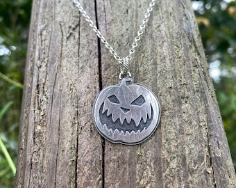 Pumpkin King Sterling Silver Necklace