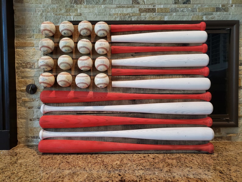 Baseball Bat Flags Etsy