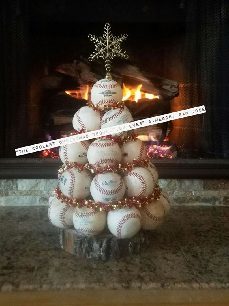 Baseball Christmas Tree Etsy
