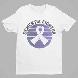 Camiseta de concientización sobre la demencia, camiseta de combate para la demencia, camisa de Alzheimer