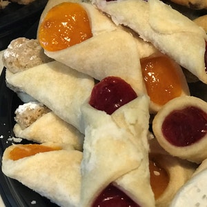 2 Dozen Homemade Cream Cheese Kiffles, Apricot Kiffles, Walnut Kiffles, Raspberry Kiffles, Hungarian Nut Fruit Cookies, Mini Kolache