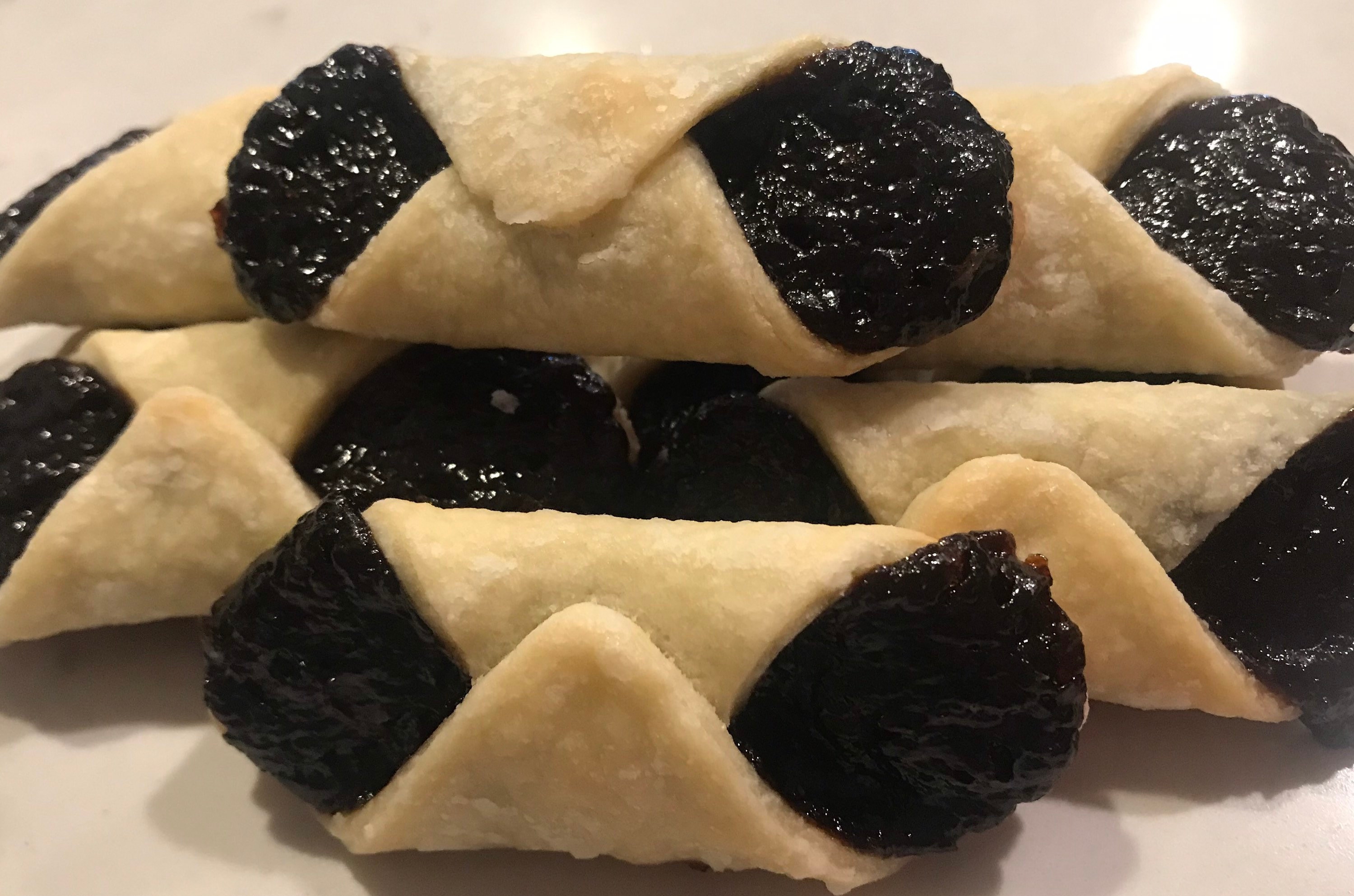 2 Dozen Homemade Lekvar (Plum Butter) Cream Cheese Kiffles, Hungarian Cookies, Kolache Cookies