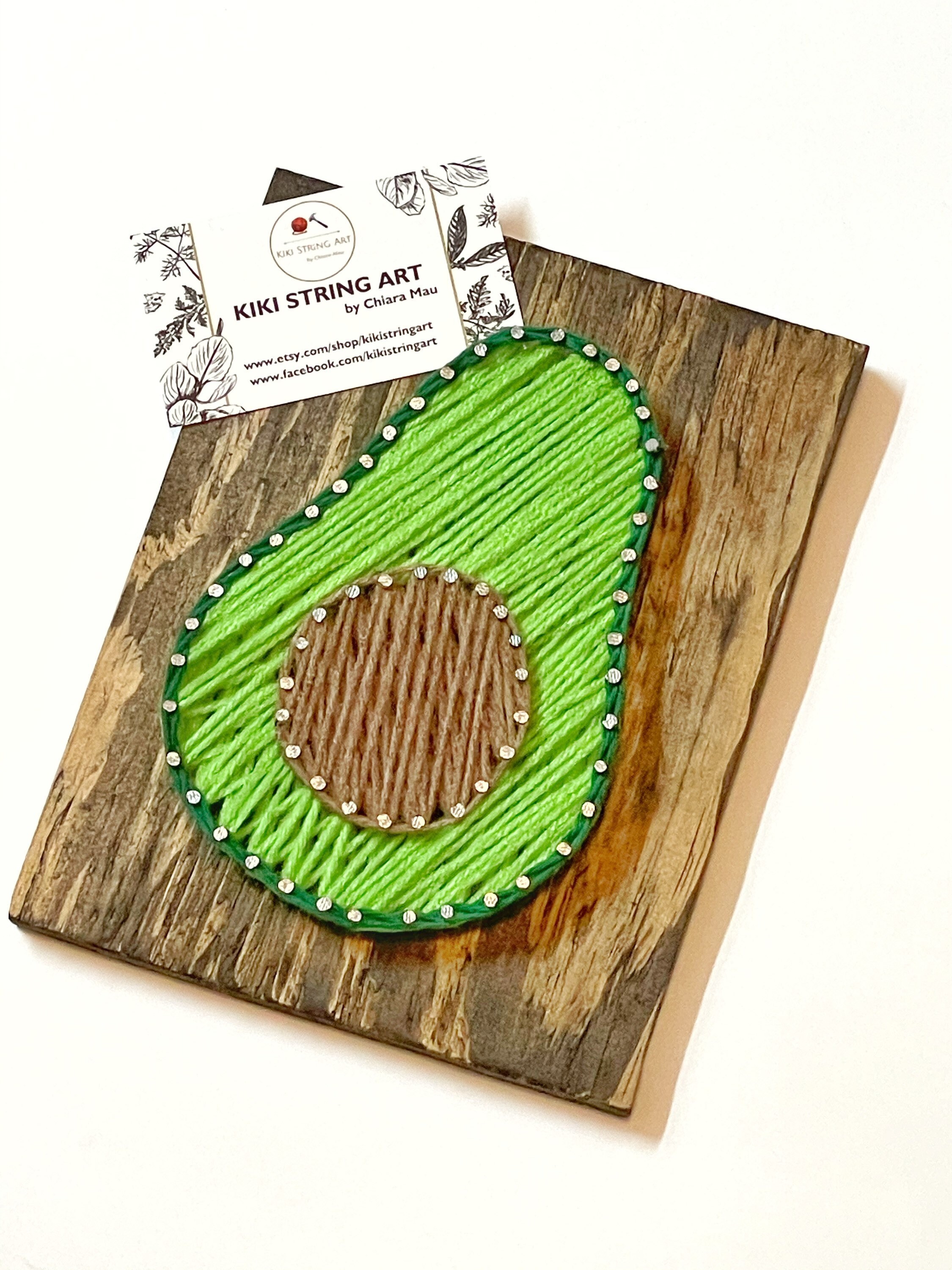 DIY String Art Avocado Pattern DIY Avocado Digital Download Etsy