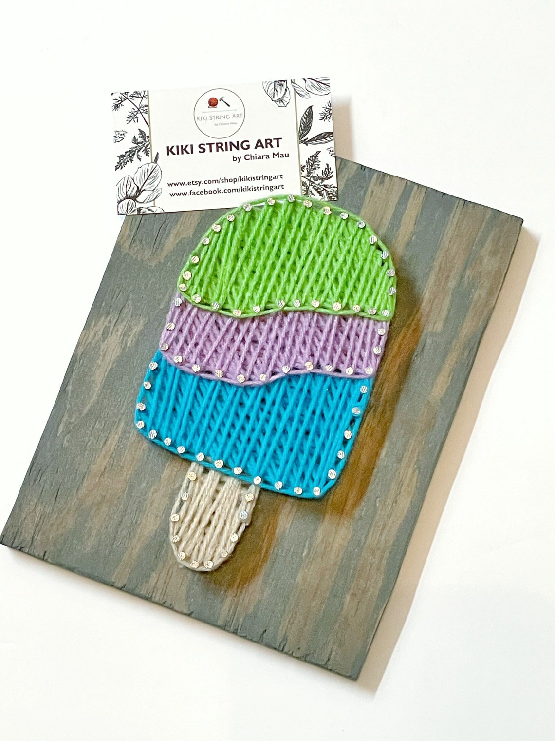 String art Popsicle template printable easy craft for kids Etsy