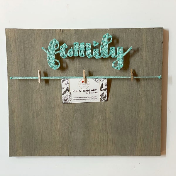 String Picture Holder Etsy