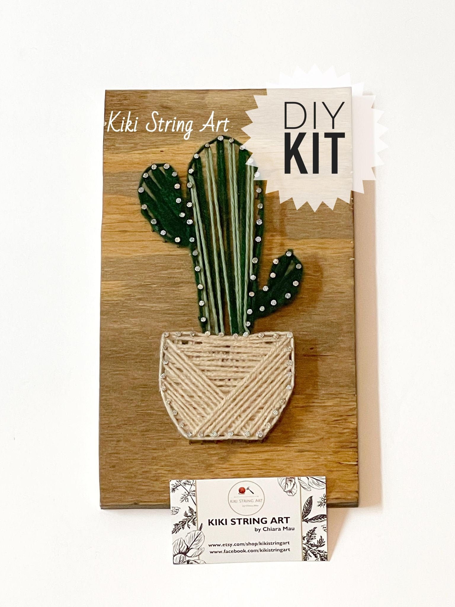FAUX 10pc Precut Stained Glass Kit for Adults Skill Level 1 Cactus  Suncatcher DIY Kits for Adults No Stained Glass Grinder Needed 