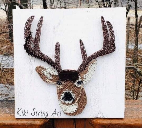 Buy Deer String Art Buck Head Hunting Decor String Art Buck Online In India  - Etsy