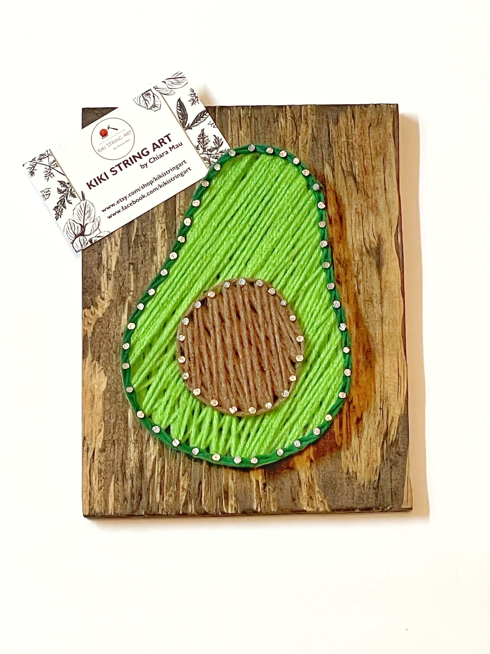 DIY String Art Avocado Pattern DIY Avocado Digital Download Etsy