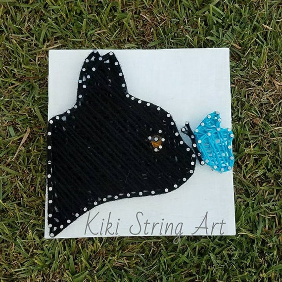 Cat With Butterfly String Art Cat String Art Pet Loss Sign Etsy Cat With Butterfly String Art Cat String Art Pet Loss Sign Etsy