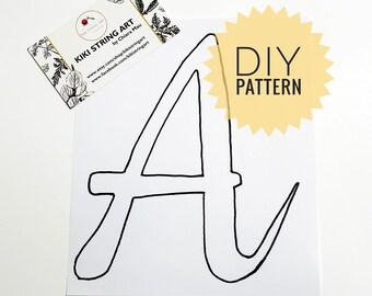 string art alphabet etsy