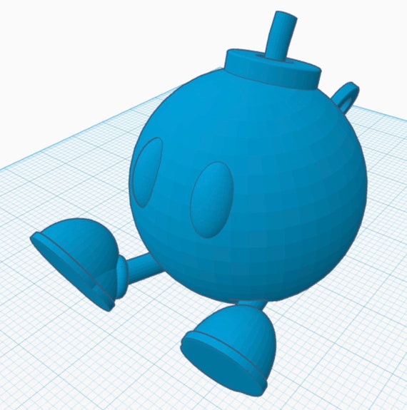 3D Print File Video Game Toy Bomb Etsy