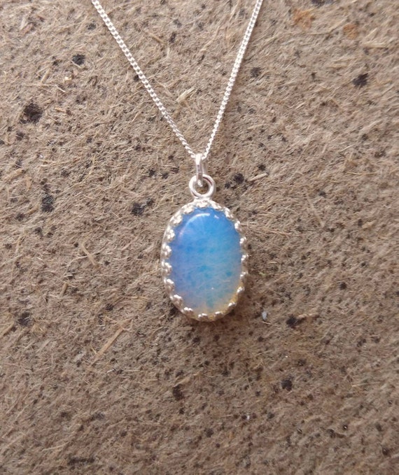 Opalite Crown Bezel Ring Opalite Crown Bezel Ring