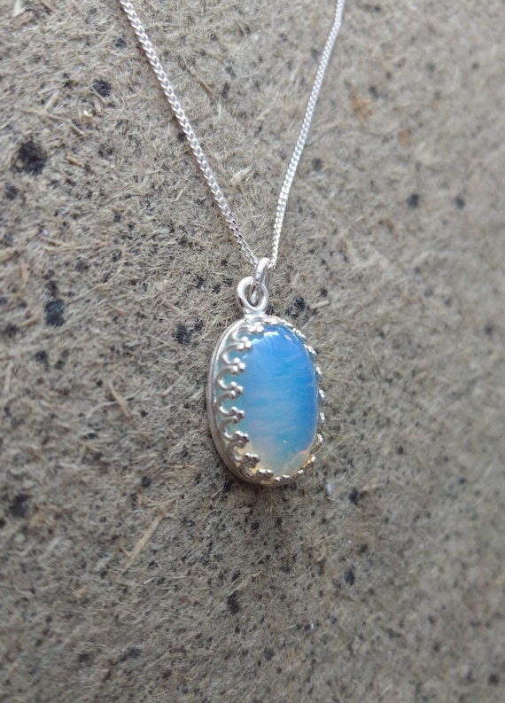 Opalite Crown Bezel Ring Opalite Crown Bezel Ring