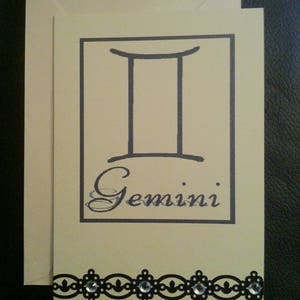 Gemini Greetings Card image 1