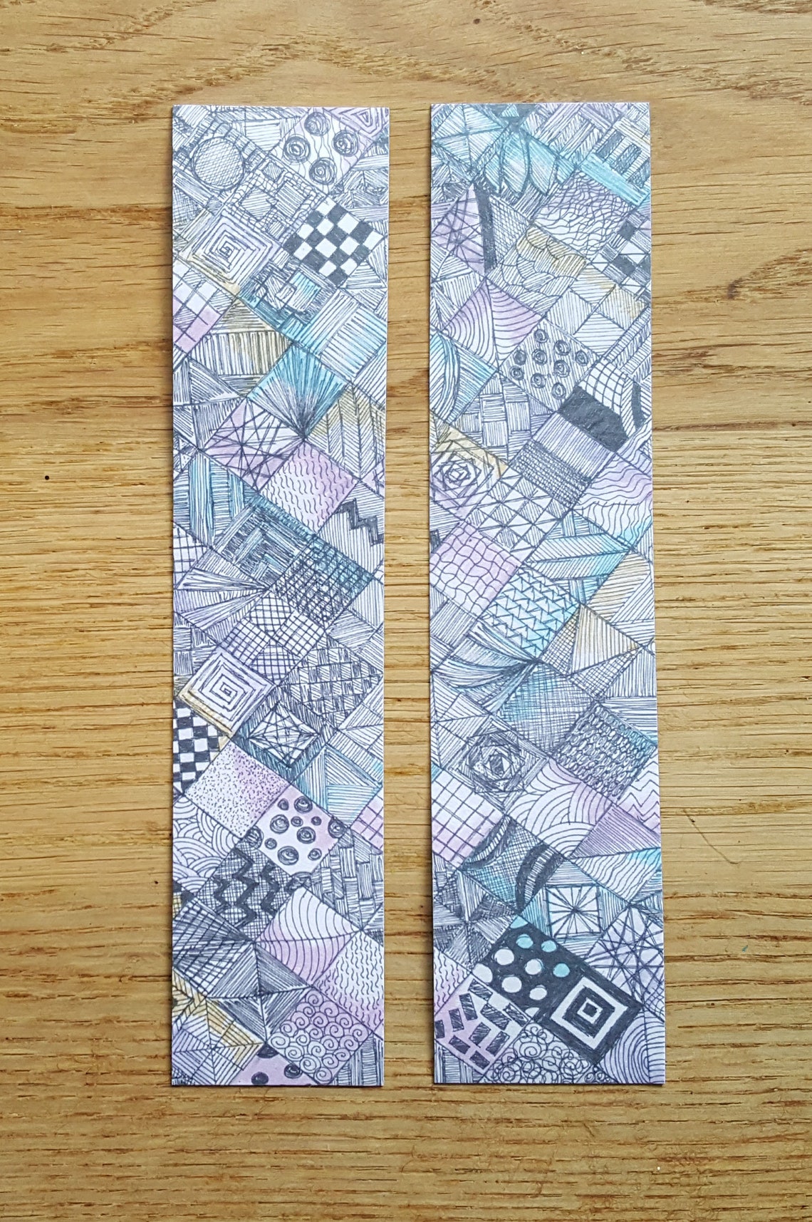 Doodle Print Bookmark Retro Gifts Bookworm - Etsy